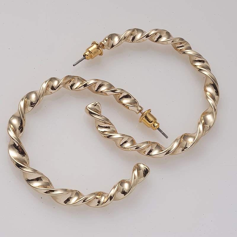 hoops faux bijoux σκουλαρίκια γυναικεία επίχρυσα χρυσό κλασσικού κρίκου μεγάλα αλυσίδας ethnic κομψά κοσμήματα
