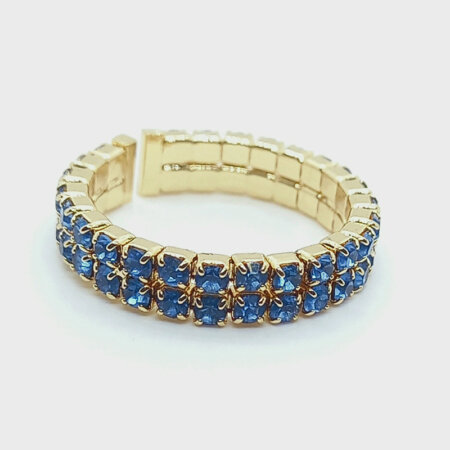 BRIGITTE jewels kallirroi gr faux bijoux γυναικεία κοσμήματα δαχτυλίδι μπλε strass