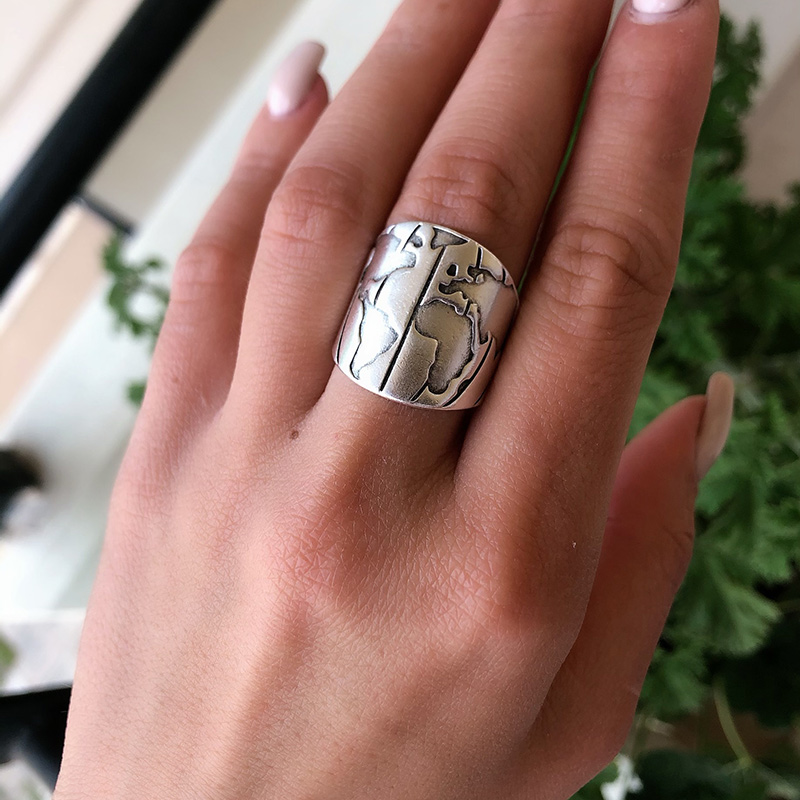 καλλιρρόη χειροποίητο κόσμημα δαχτυλίδι γη ασημί kallirroi.gr faux bijoux on line2