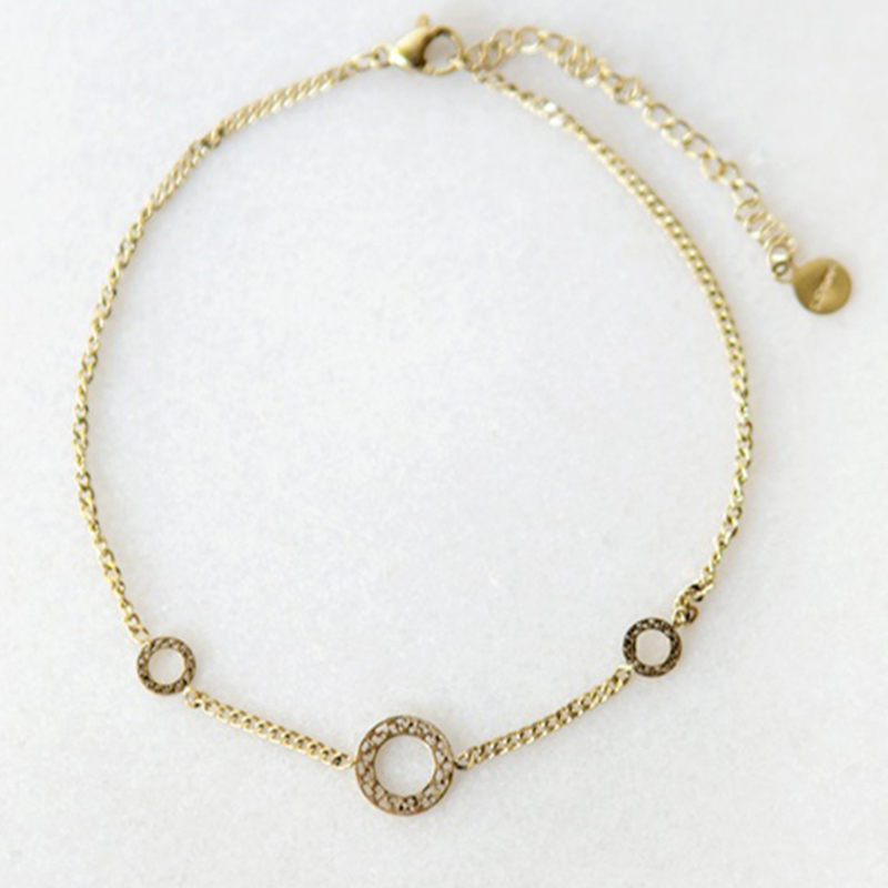 SIFNOS jewels kallirroi gr faux bijoux γυναικεία χειροποίητα κοσμήματα ατσάλινη αλυσίδα ποδιού επίχρυση