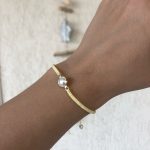 Kallirroi.gr - Χειροποίητο κόσμημα ( φο μπιζού / faux bijoux ) kallirroi.gr JULINE- Βραχιόλι χεριού μακραμέ με πέρλα