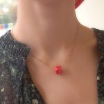 Kallirroi.gr - Χειροποίητο κόσμημα ( φο μπιζού / faux bijoux ) kallirroi.gr ILIDA – Κολιέ ατσάλινο με κεραμική χάντρα