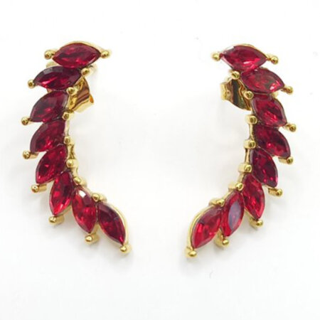VEATRIKI jewels kallirroi gr faux bijoux γυναικεία χειροποίητα κοσμήματα σκουλαρίκια κόκκινα ατσάλινα φθηνά φο μπιζού Καλλιθέα