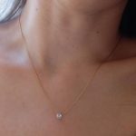 Kallirroi.gr - Χειροποίητο κόσμημα ( φο μπιζού / faux bijoux ) kallirroi.gr AENAI – Κολιέ μονόπετρο ατσάλινο χρυσού χρώματος