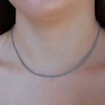 Kallirroi.gr - Χειροποίητο κόσμημα ( φο μπιζού / faux bijoux ) kallirroi.gr MELITA – Κολιέ ατσάλινο ασημί χρώματος