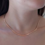 Kallirroi.gr - Χειροποίητο κόσμημα ( φο μπιζού / faux bijoux ) kallirroi.gr SALANDI – Κολιέ ατσάλινο ροζ χρυσού χρώματος