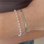 Kallirroi.gr - Χειροποίητο κόσμημα ( φο μπιζού / faux bijoux ) kallirroi.gr TERRE – Βραχιόλι χεριού ατσάλινο ασημί χρώματος