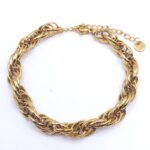 Kallirroi.gr - Χειροποίητο κόσμημα ( φο μπιζού / faux bijoux ) kallirroi.gr KLEOPATRA – Βραχιόλι χεριού ατσάλινο χρυσού χρώματος