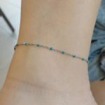 Kallirroi.gr - Χειροποίητο κόσμημα ( φο μπιζού / faux bijoux ) kallirroi.gr AIGINA – Βραχιόλι ποδιού ατσάλινο ασημί χρώματος