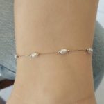 Kallirroi.gr - Χειροποίητο κόσμημα ( φο μπιζού / faux bijoux ) kallirroi.gr KOS – Βραχιόλι ποδιού ατσάλινο ασημί χρώματος