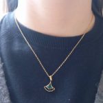 Kallirroi.gr - Χειροποίητο κόσμημα ( φο μπιζού / faux bijoux ) kallirroi.gr LUNE – Κολιέ ατσάλινο χρυσού χρώματος