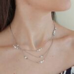 Kallirroi.gr - Χειροποίητο κόσμημα ( φο μπιζού / faux bijoux ) kallirroi.gr LIS – Κολιέ ατσάλινο ασημί χρώματος, τριπλής σειράς