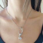 Kallirroi.gr - Χειροποίητο κόσμημα ( φο μπιζού / faux bijoux ) kallirroi.gr LYDIA – Κολιέ ατσάλινο ασημί χρώματος