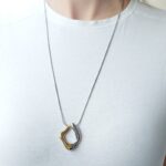 Kallirroi.gr - Χειροποίητο κόσμημα ( φο μπιζού / faux bijoux ) kallirroi.gr INNA – Κολιέ ατσάλινο ασημί χρώματος