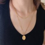 Kallirroi.gr - Χειροποίητο κόσμημα ( φο μπιζού / faux bijoux ) kallirroi.gr KADIN – Κολιέ ατσάλινο χρυσού χρώματος διπλής σειράς